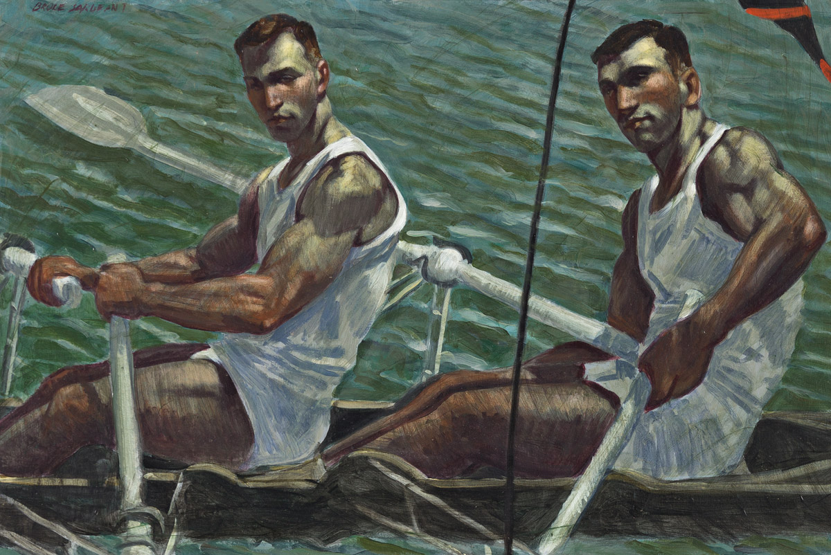 MARK BEARD (1956 - ) Two Rowers, 1936.